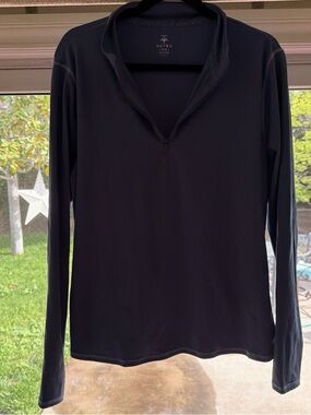 Soybu Women's Navy Long-Sleeve Quarter-Zip Pullover